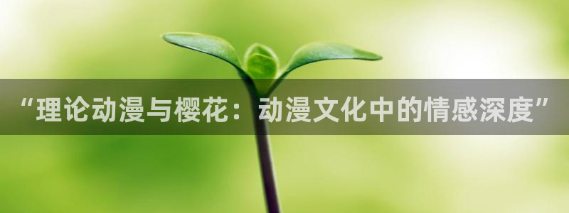 漫蛙manwa2台版：“理论动漫与樱花：动漫文化中的情感深度”